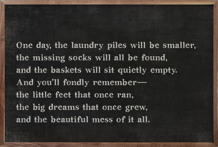 One Day The Laundry Piles