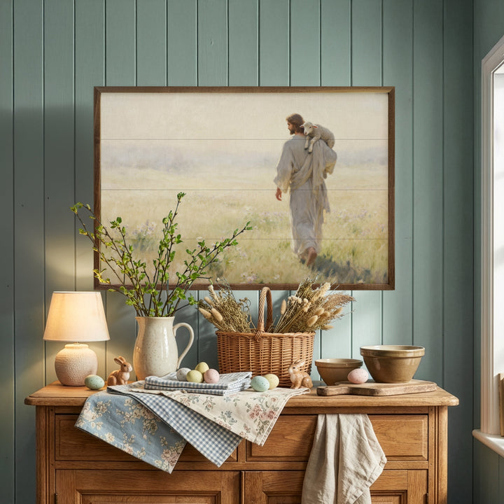 Spring Jesus With Lamb
