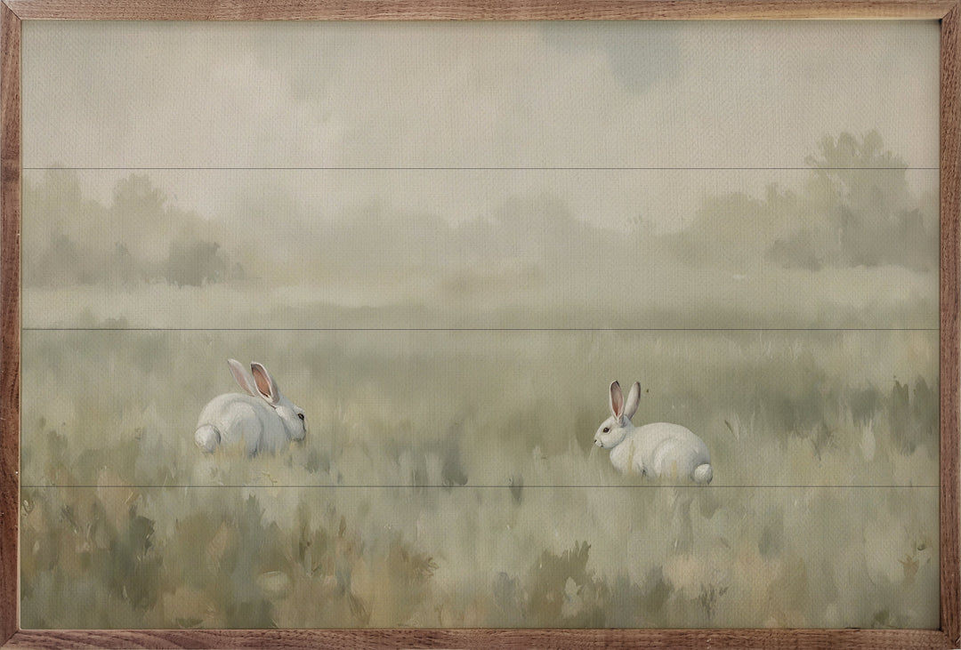 Two Bunnies in Distant Field