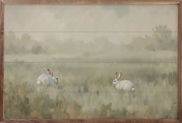 Two Bunnies in Distant Field