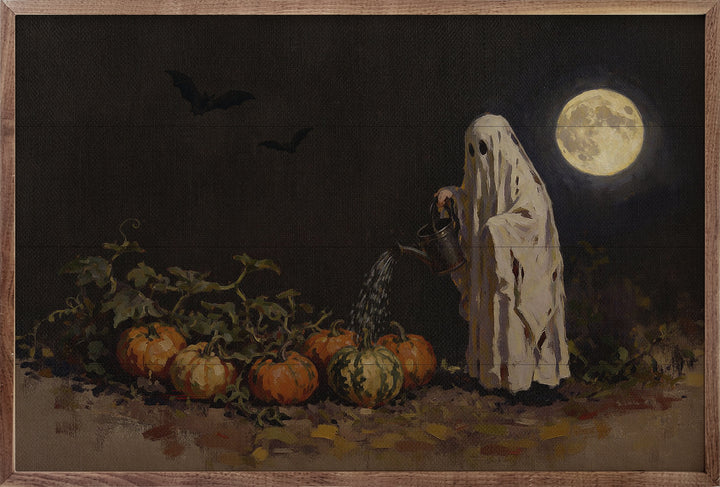 Watering The Pumpkin Patch