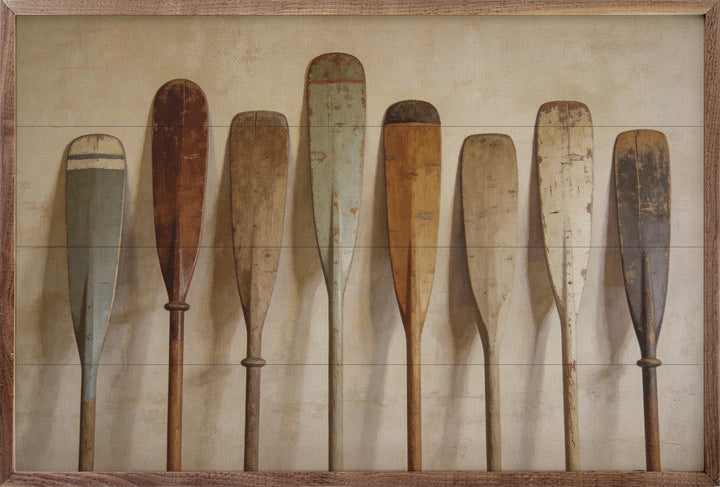 Weathered Coastal Oars