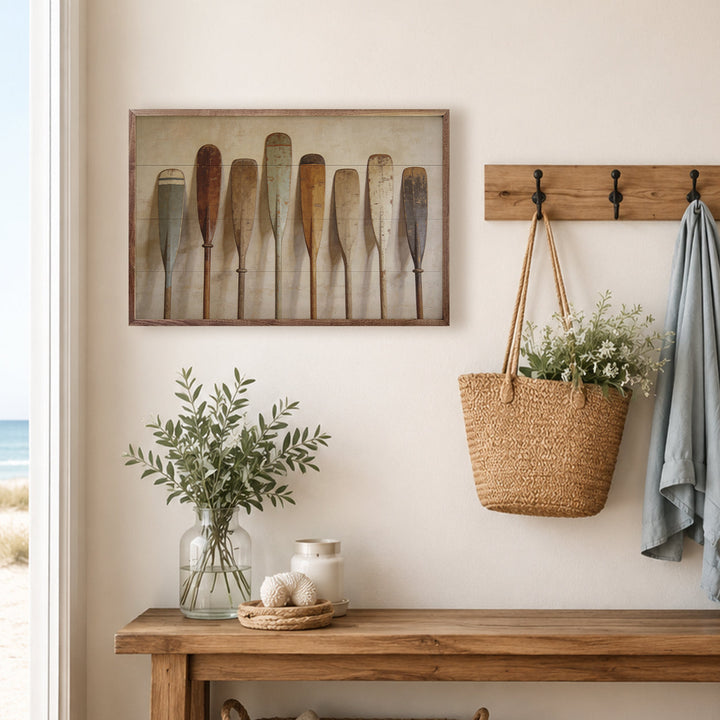Weathered Coastal Oars