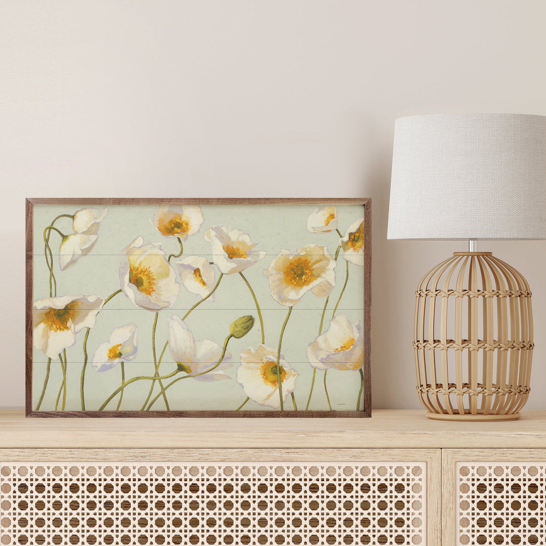 White And Bright Poppies