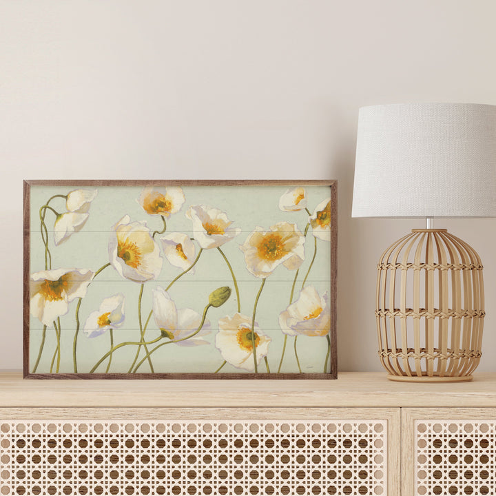 White And Bright Poppies