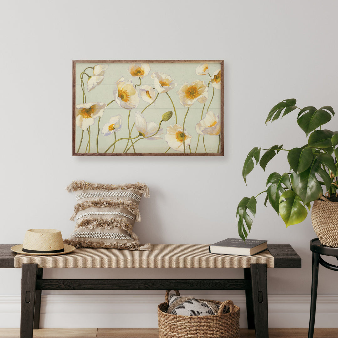 White And Bright Poppies