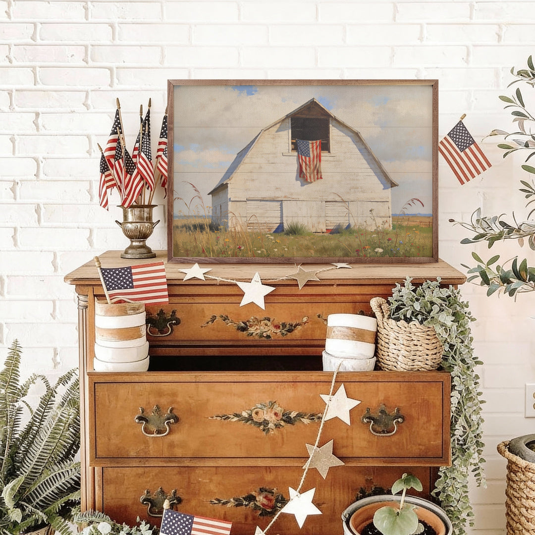 White Barn Of The Heartland
