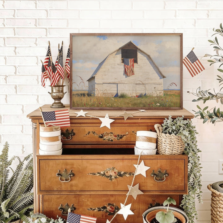 White Barn Of The Heartland