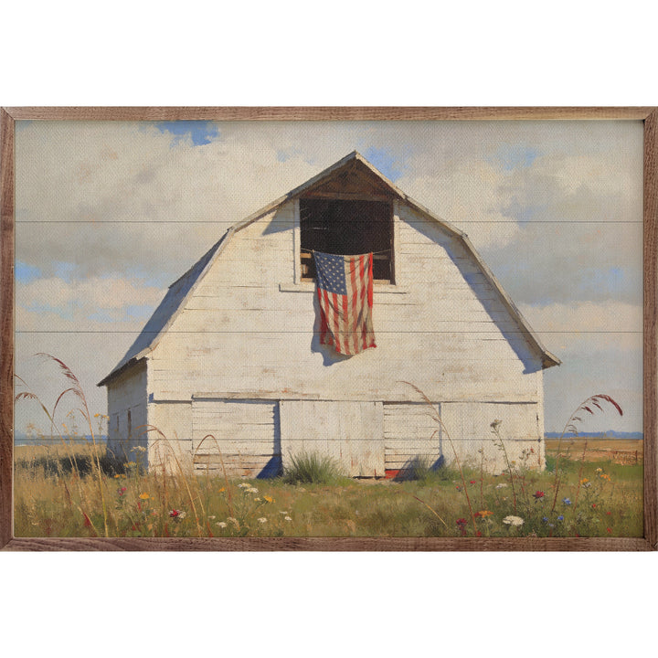 White Barn Of The Heartland
