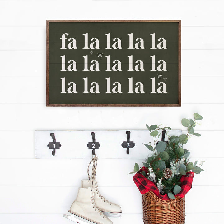 Fa La La La Stars Green