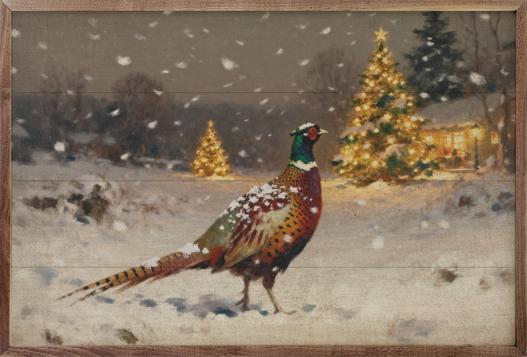 Pheasant At Christmas
