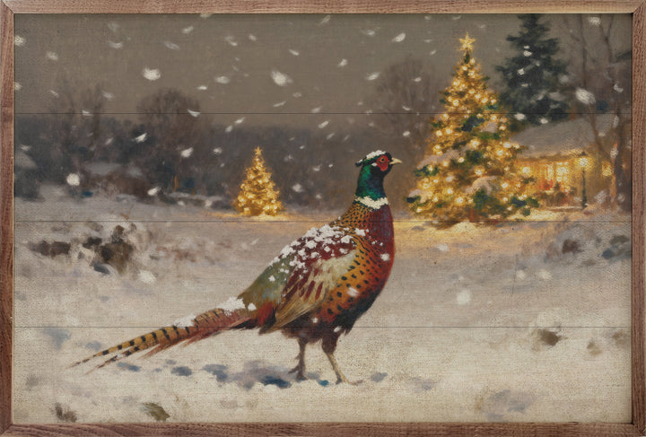 Pheasant At Christmas