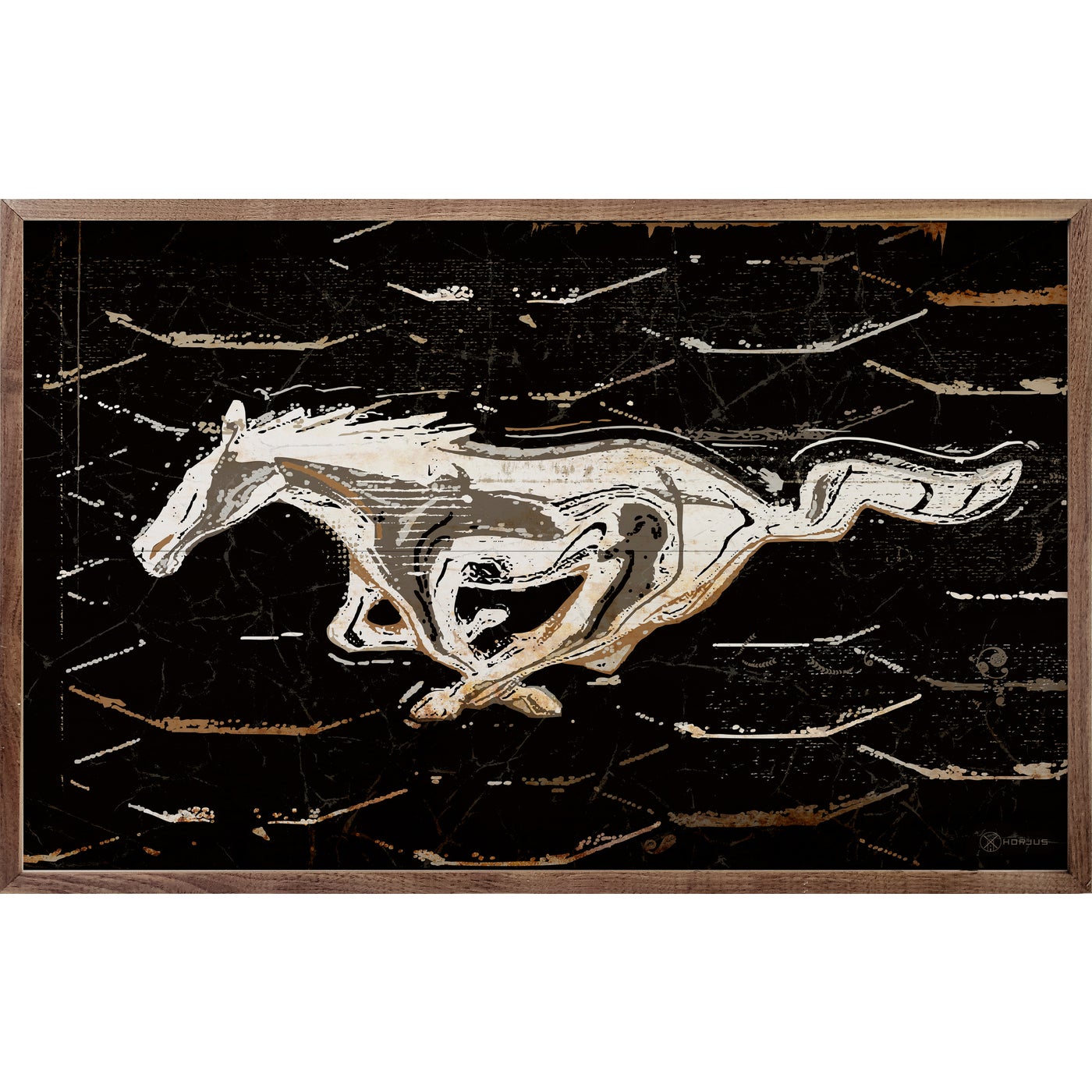 Old Ford Running Horse By Peter Horjus