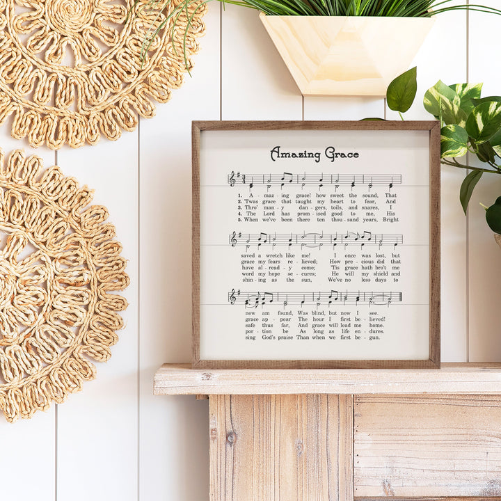 Amazing Grace Sheet Music White