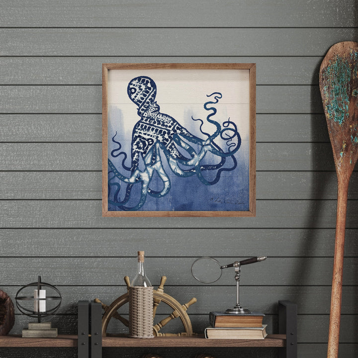 Blue Pattern 2 Octopus By Audrey Jeanne Roberts