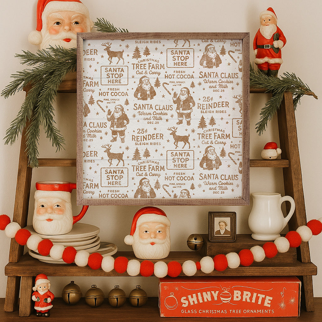 Christmas Pattern White