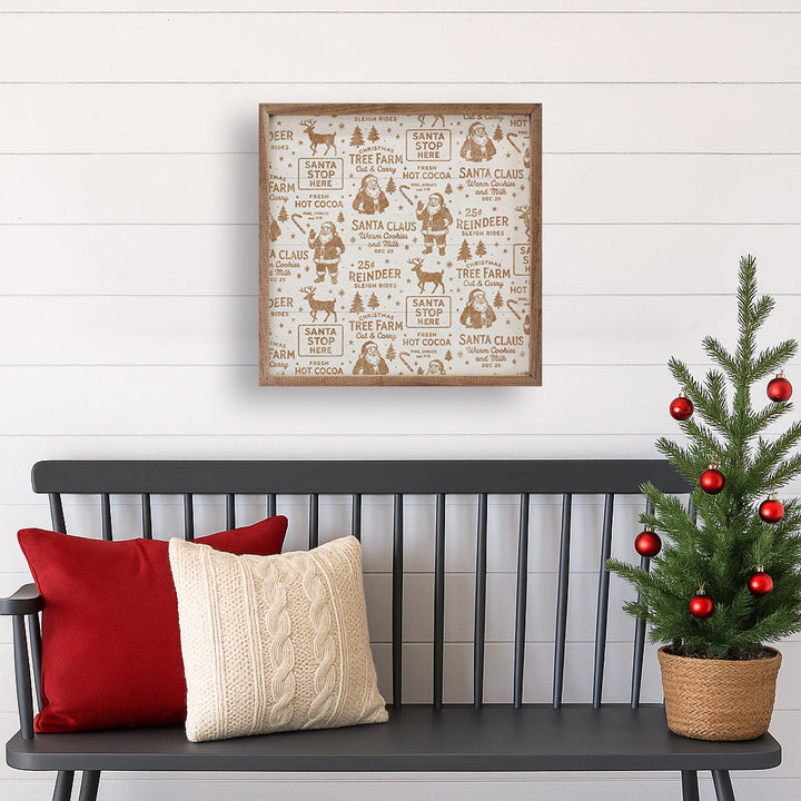 Christmas Pattern White