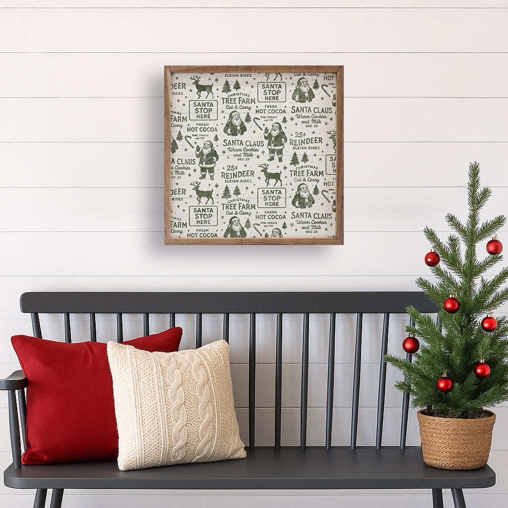 Christmas Pattern White