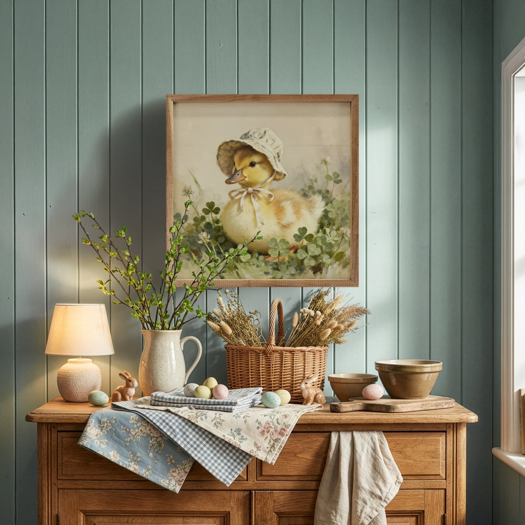 Duckling In Bonnet