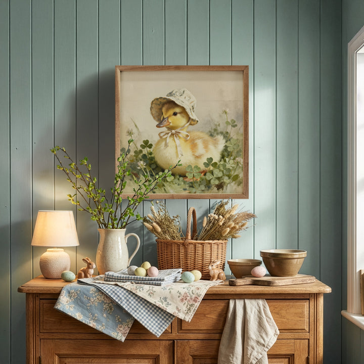 Duckling In Bonnet