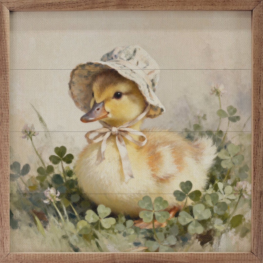 Duckling In Bonnet