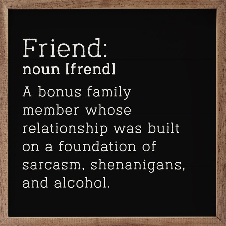 Friend Definition Black