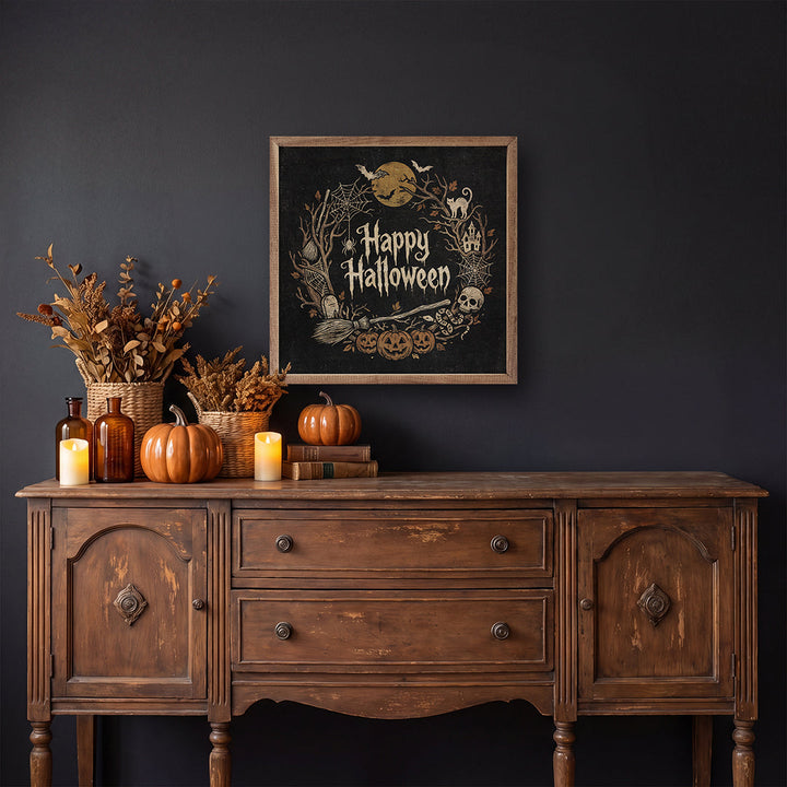 Happy Halloween Wreath