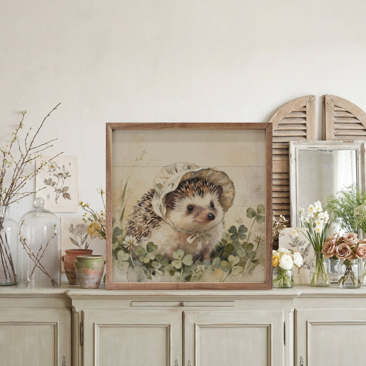 Hedgehog In Bonnet