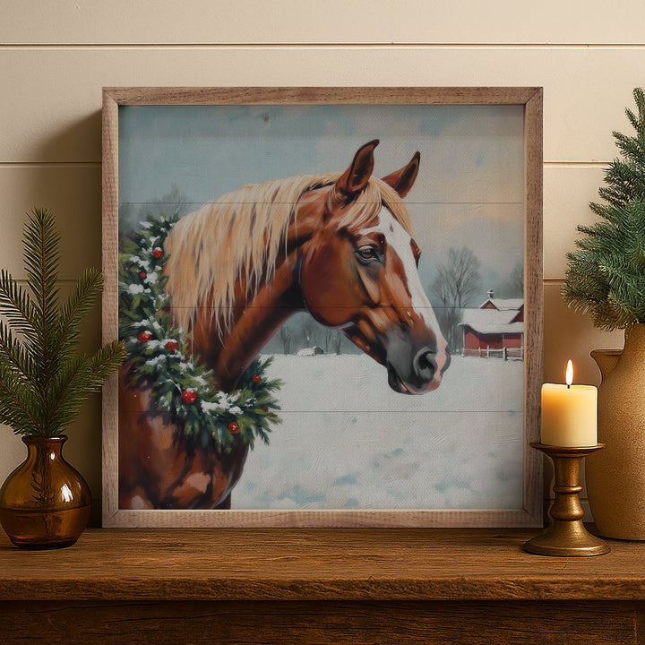 Horse With Wreath