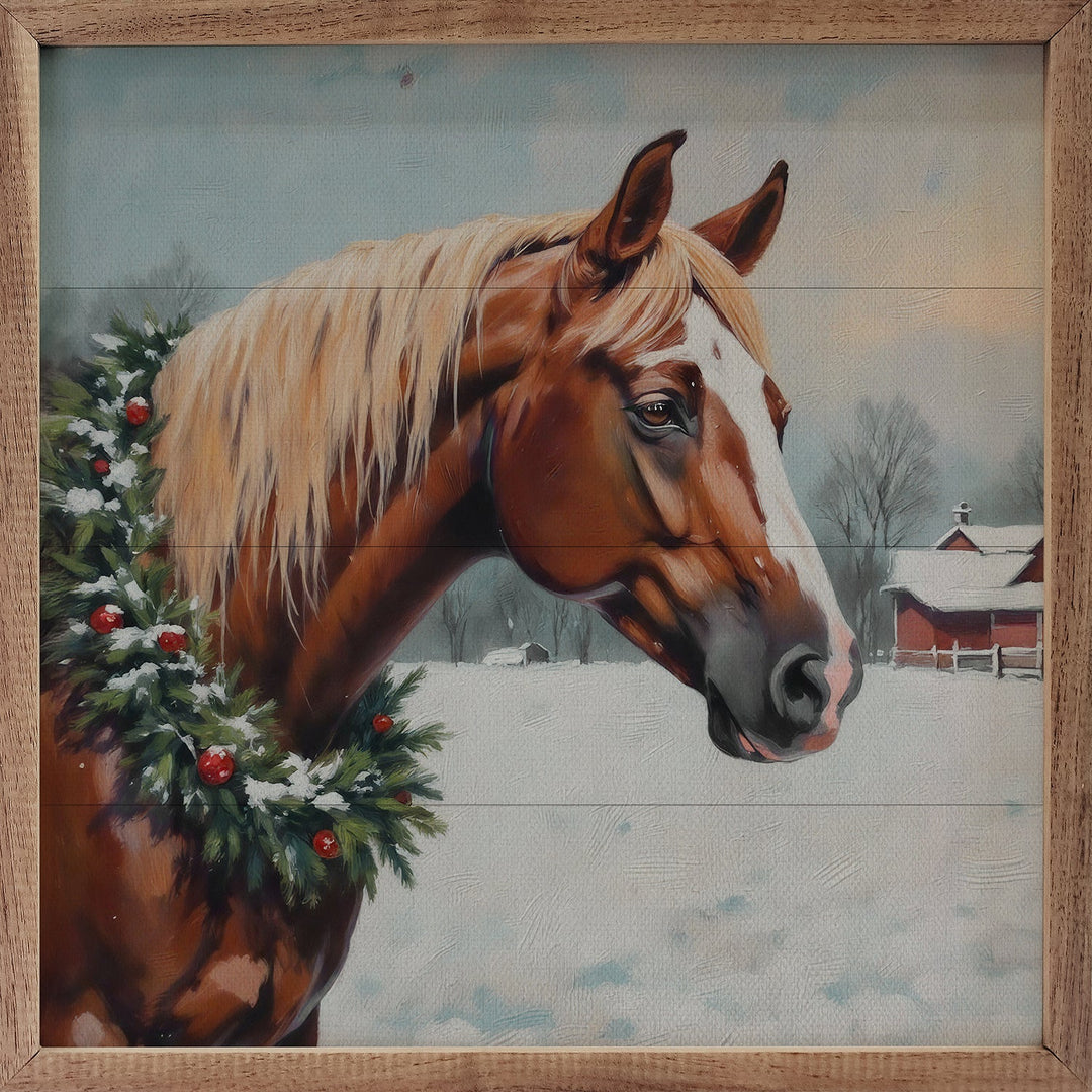 Horse With Wreath