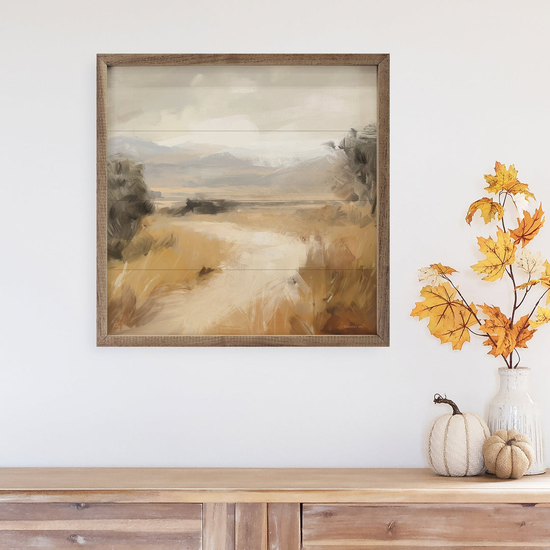 Landscape In Yellow Ochre By Danhui Nai