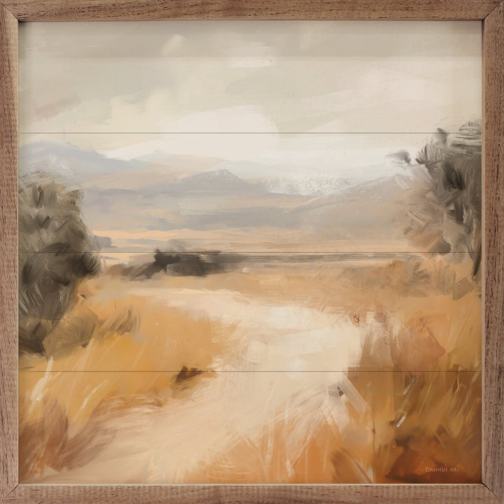 Landscape In Yellow Ochre By Danhui Nai