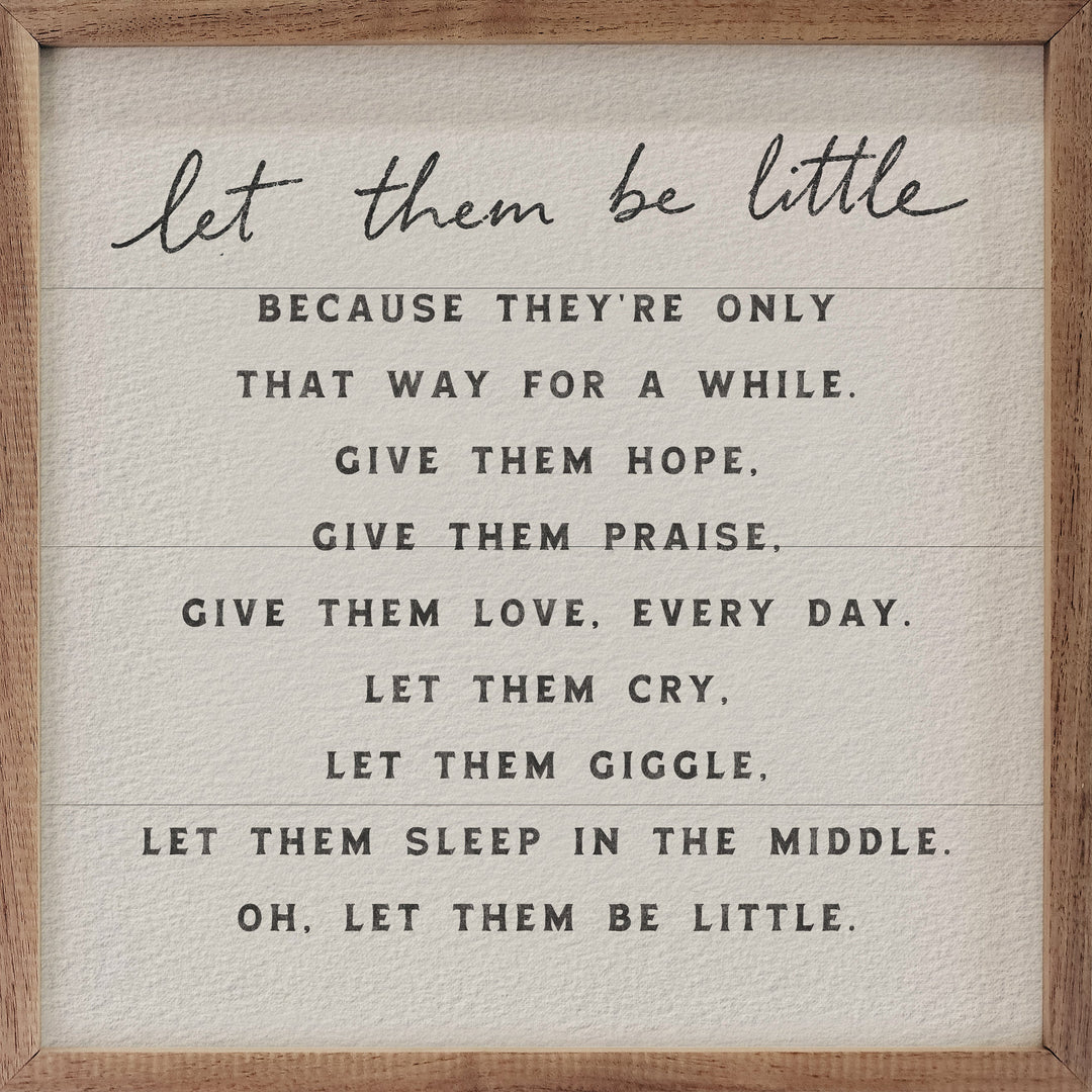 Let Them Be Little Too