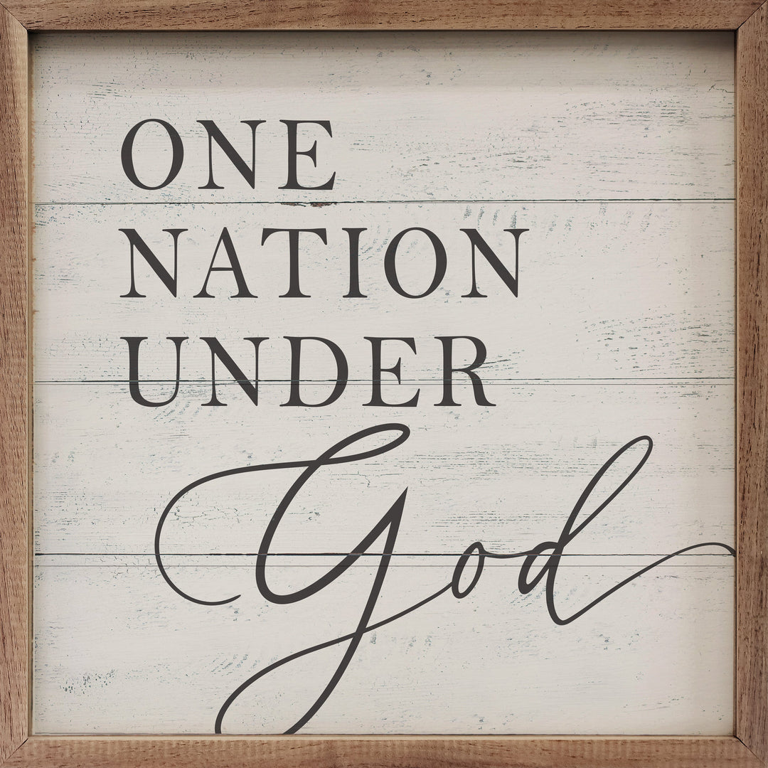 One Nation Under God White