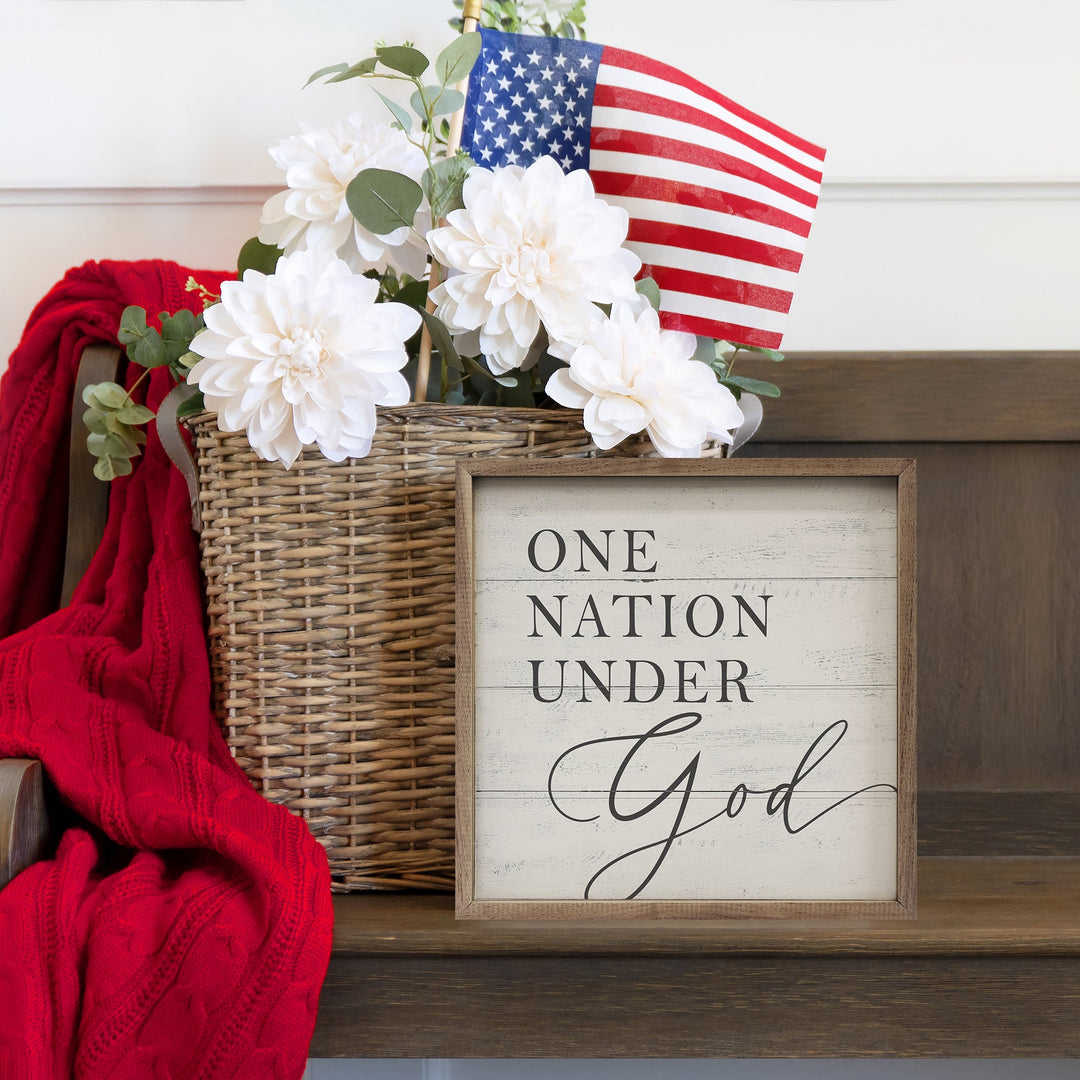 One Nation Under God White