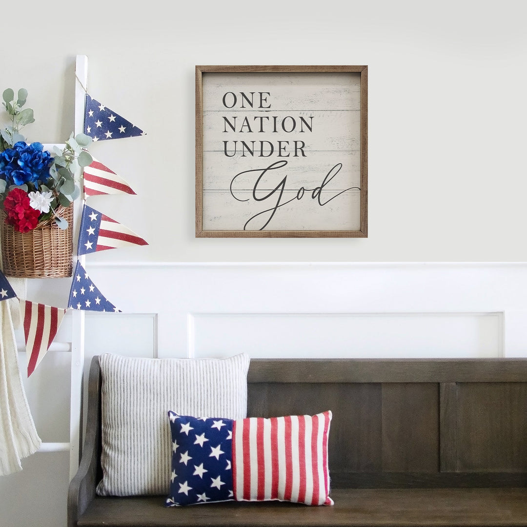One Nation Under God White