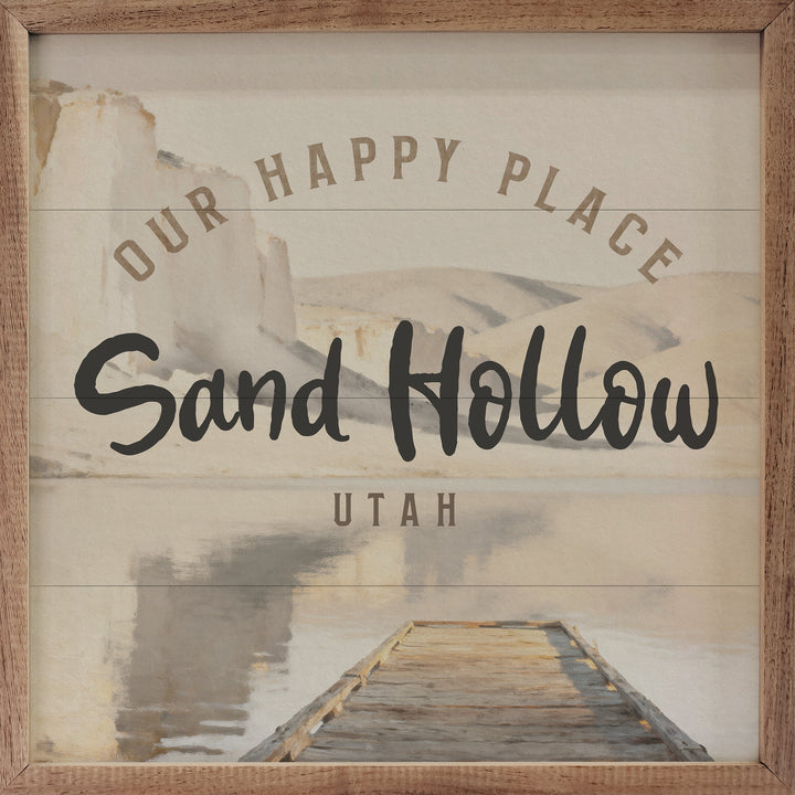 Our Happy Place Mountains Personalized