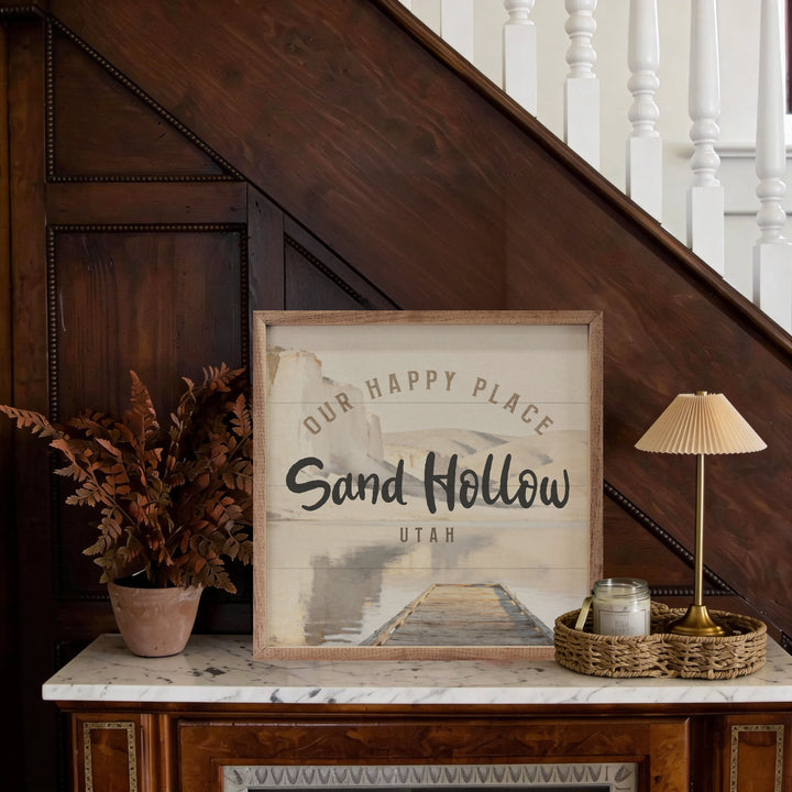 Our Happy Place Mountains Personalized