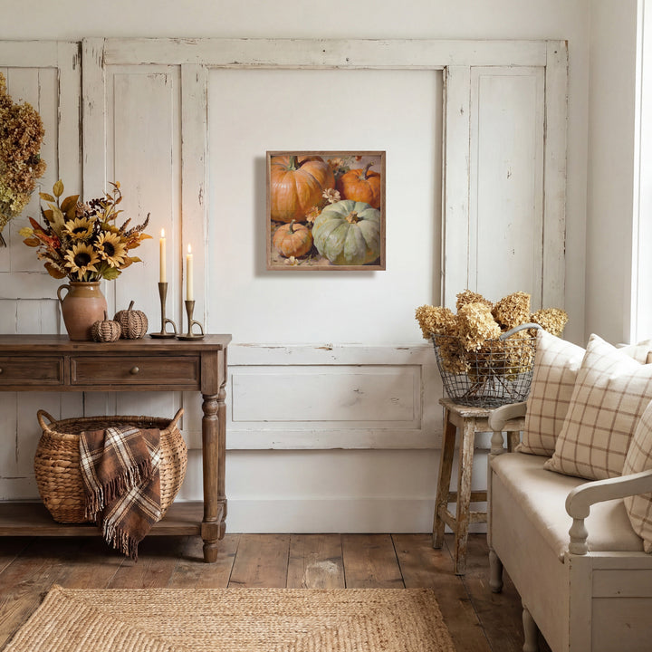 Pastel Pumpkin Arrangement