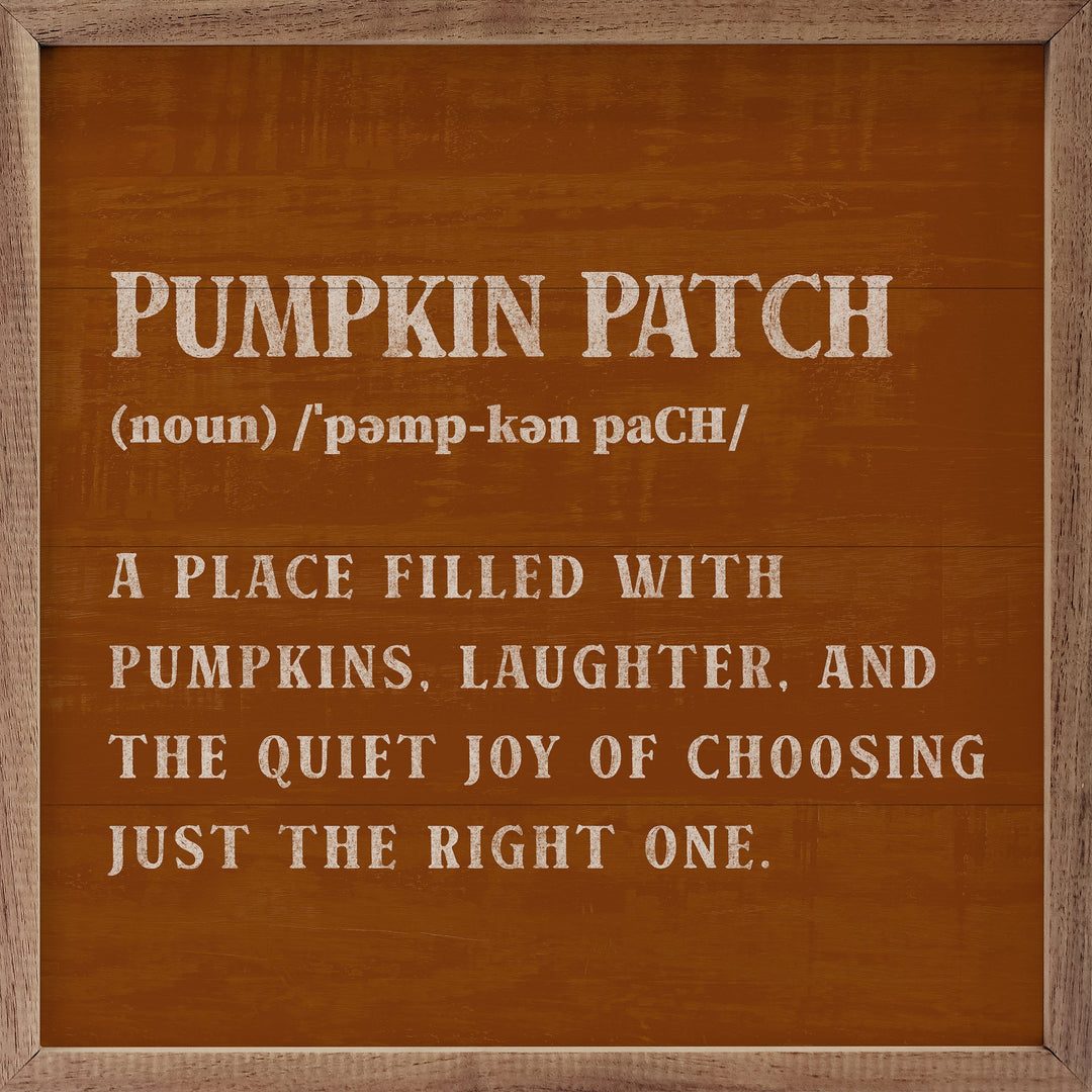 Pumpkin Patch Definition