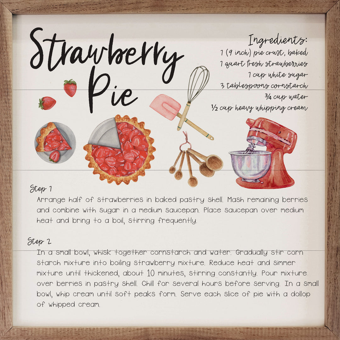 Recipe Strawberry Pie White