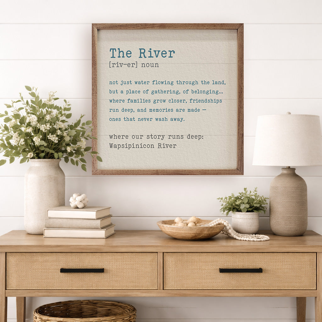 Story Runs Deep River Personalized