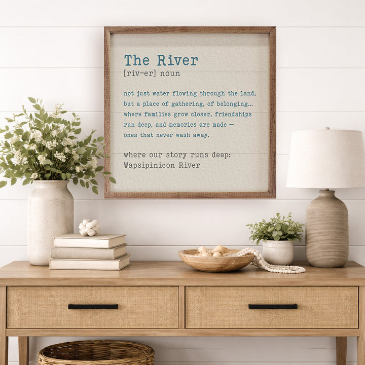 Story Runs Deep River Personalized