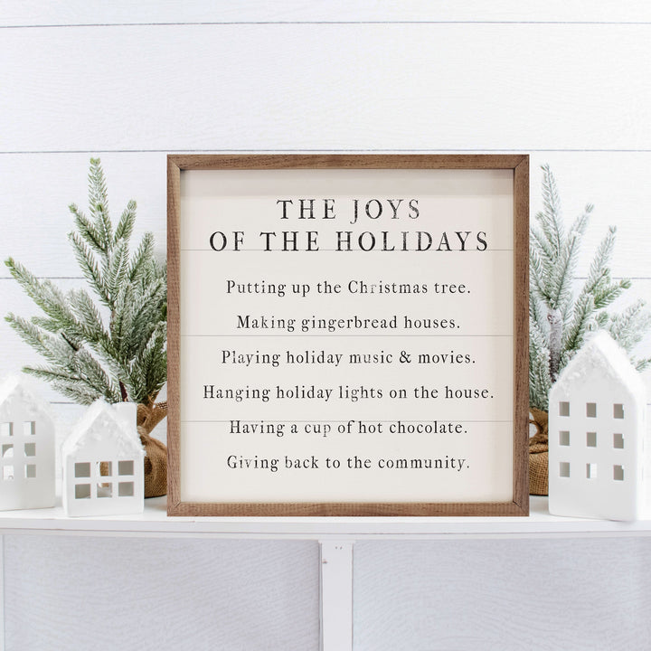 The Joys Of The Holidays White