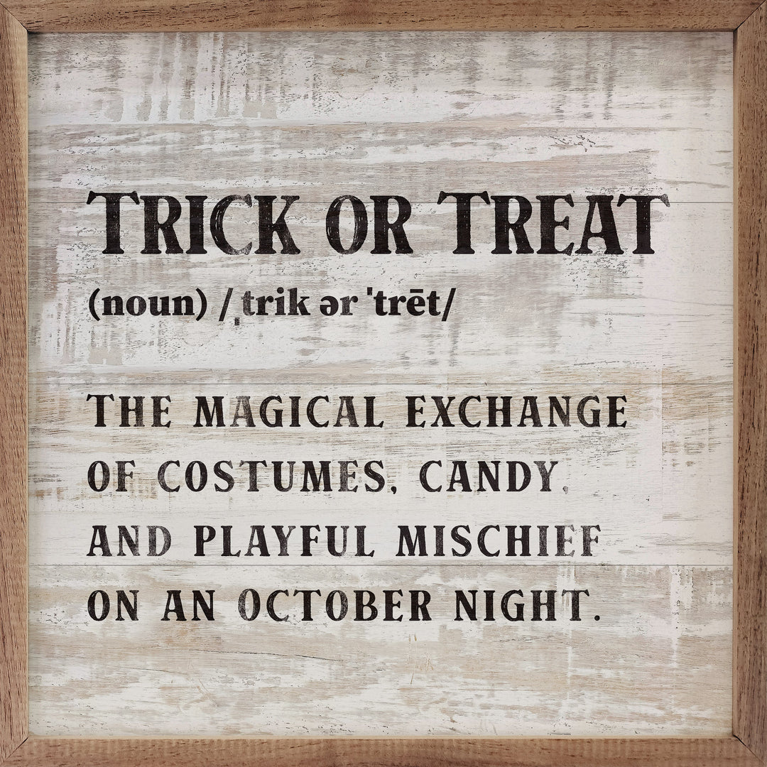 Trick Or Treat Definition