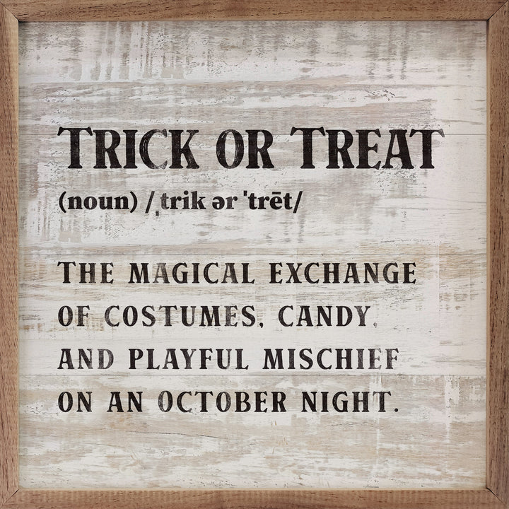 Trick Or Treat Definition