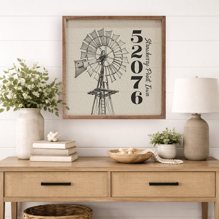 Vintage Windmill Personalized