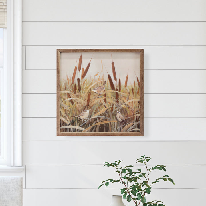 Whispering Cattails III By Julia Purinton