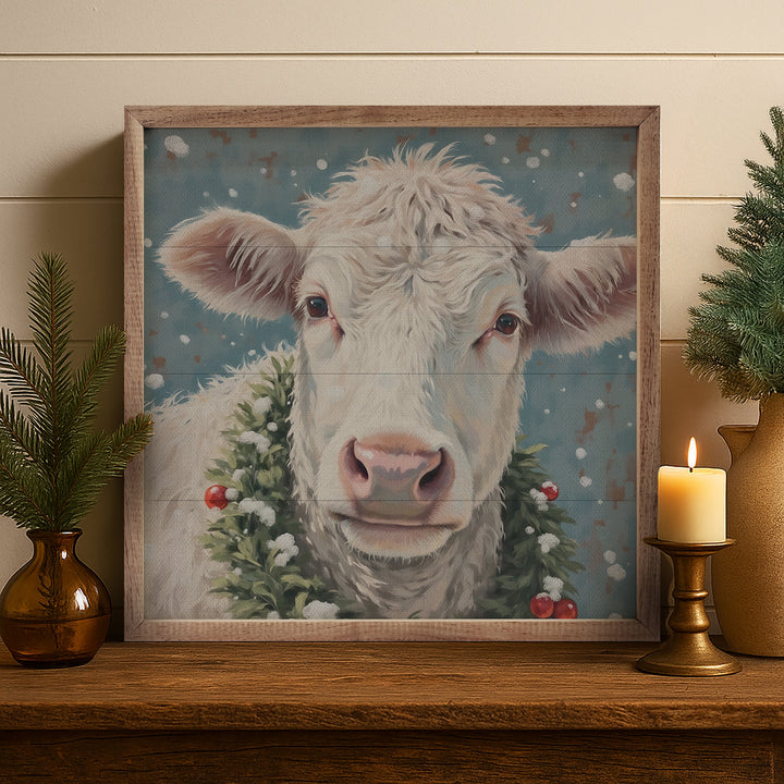 White Cow Berry Wreath