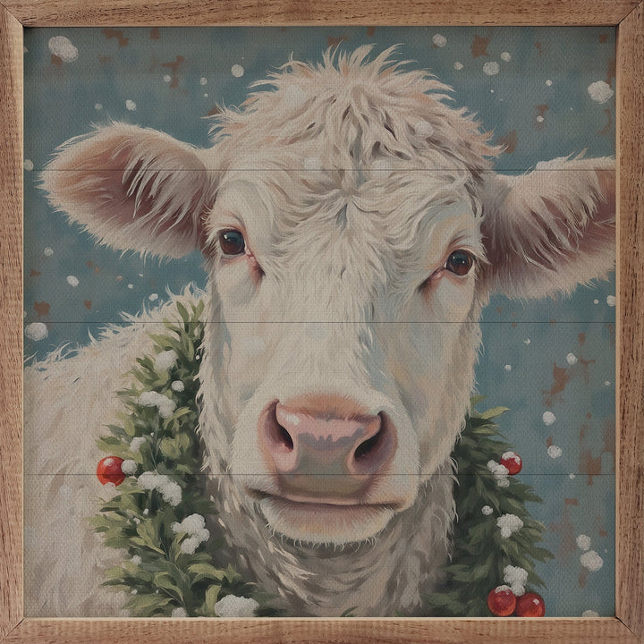 White Cow Berry Wreath